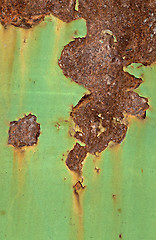 Image showing Rust and paint texture