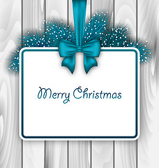 Image showing Merry Christmas Elegant Card