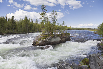 Image showing Cataract Padun on Umba river