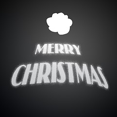 Image showing The happy Merry Christmas background