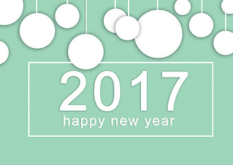 Image showing Happy New Year 2017 background.