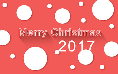 Image showing The happy Merry Christmas background