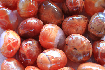 Image showing red fire agate