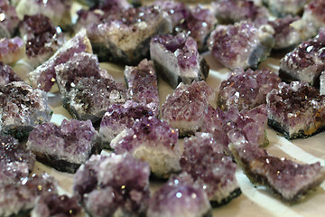 Image showing amethyst violet background