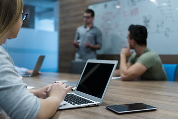 Image showing startup business team on meeting