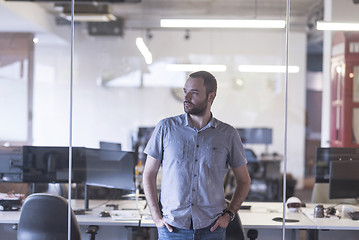 Image showing business man at modern  office