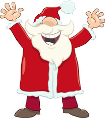 Image showing happy santa cartoon