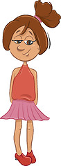 Image showing latino girl cartoon character