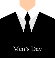 Image showing Celebration card for International man\'s day