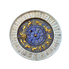 Image showing Astronomical clock in Venice, Italy