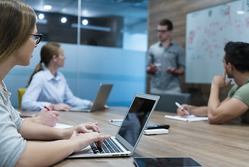 Image showing startup business team on meeting