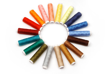 Image showing Colorful thread