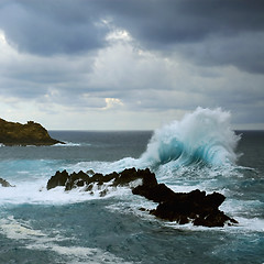 Image showing Atlantic Ocean near Madeira island