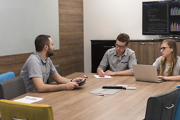 Image showing startup business team on meeting