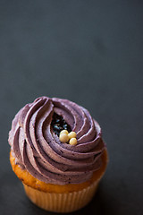 Image showing Cupcake desert cream