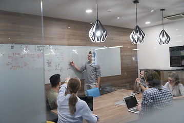 Image showing startup business team on meeting