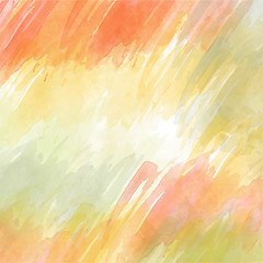 Image showing Beautiful hand painted watercolor background
