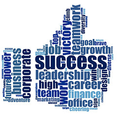 Image showing Success thumb up