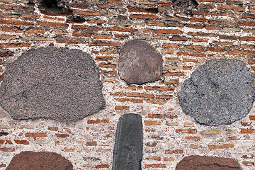 Image showing Wall of ancient church