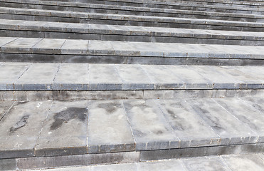 Image showing wide stone steps