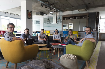 Image showing team meeting and brainstorming