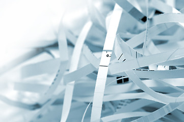 Image showing Shredded paper