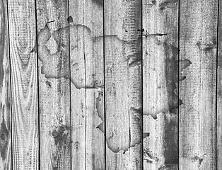 Image showing Map of Venezuela on weathered wood