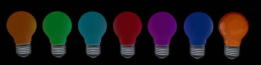 Image showing lamps. 3D illustration