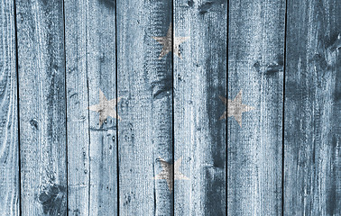 Image showing Flag of the Micronesia on weathered wood