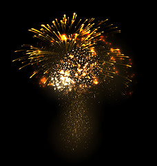 Image showing Festive Christmas grandiose firework explode