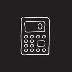 Image showing Calculator sketch icon.