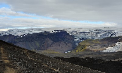 Image showing Lava mountains in Iceland