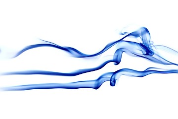 Image showing Abstract blue waves