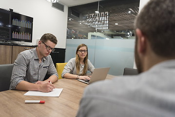 Image showing startup business team on meeting