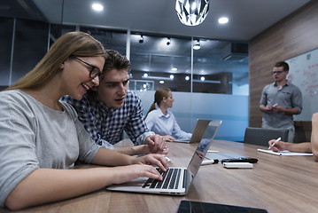 Image showing startup business team on meeting