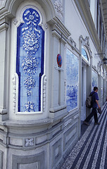 Image showing EUROPE PORTUGAL MADEIRA FUNCHAL AZULEJOS