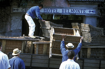 Image showing EUROPE PORTUGAL MADEIRA FUNCHAL BASKET SLEDGE