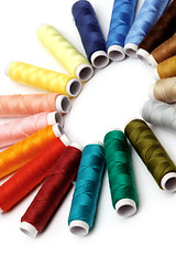 Image showing Colorful thread
