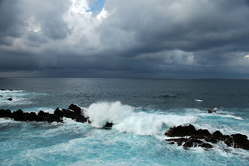 Image showing Atlantic ocean near Madeira