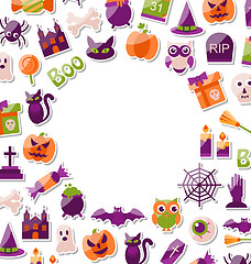 Image showing Halloween Clean Card with Place for Your Text