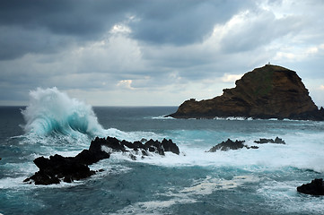 Image showing Atlantic ocean near Madeira