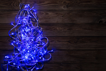 Image showing Festoon at Christmas on floor