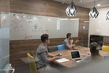 Image showing startup business team on meeting