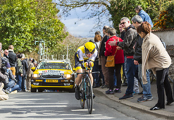 Image showing The Cyclist Victor Campenaerts - Paris-Nice 2016 