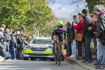 Image showing The Cyclist Chris Anker Sorensen - Paris-Nice 2016 