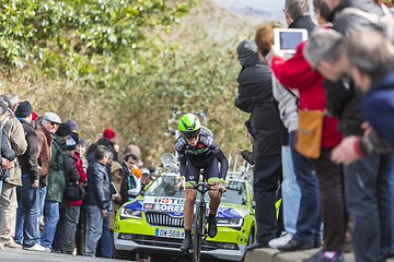 Image showing The Cyclist Chris Anker Sorensen - Paris-Nice 2016 