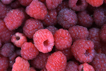 Image showing raspberry background