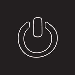 Image showing Power button sketch icon.