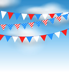 Image showing Hanging Bunting Pennants