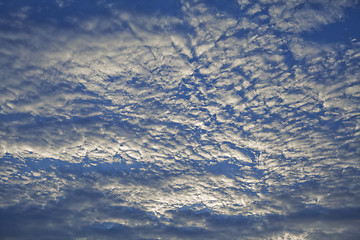 Image showing Evening sky with clouds